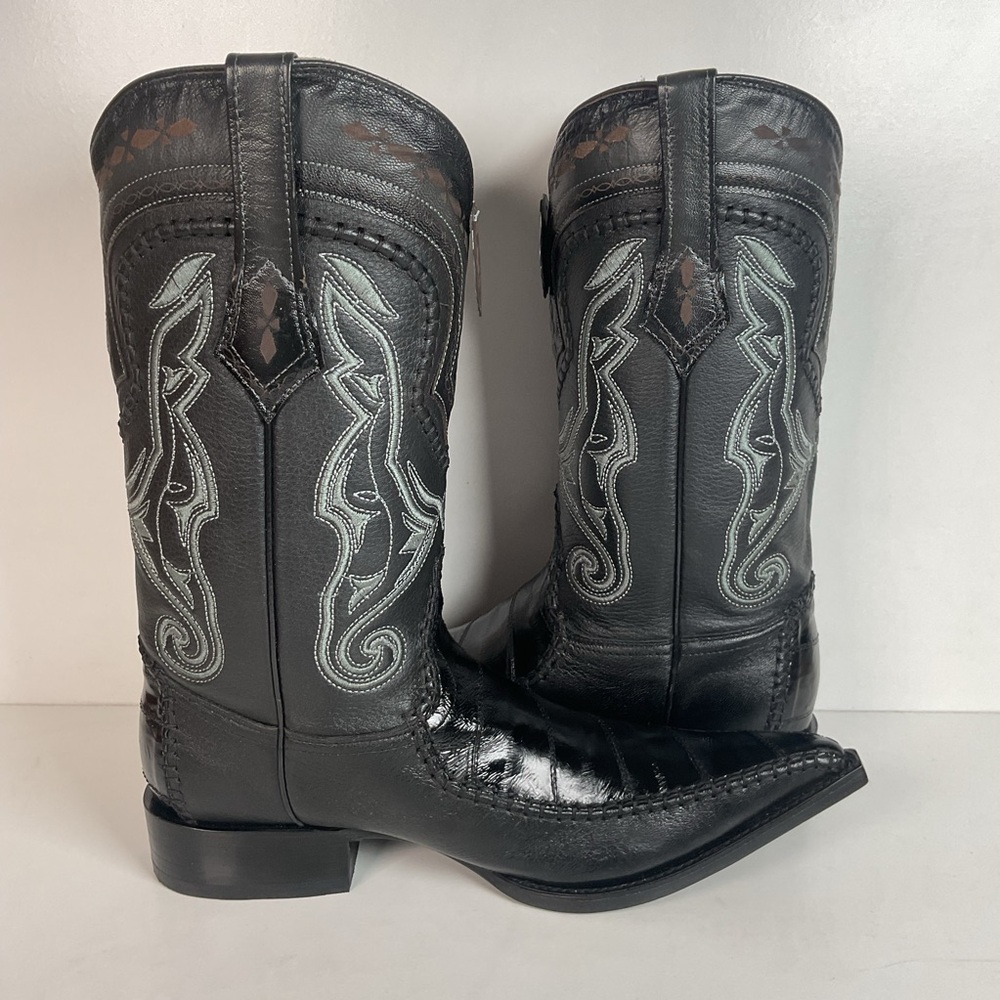 Los Altos Eel Skin Cowboy Boots | Exotic | Men’s 11 EE - Picture 16 of 16